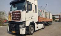 ارسال محموله سردخانه و یخ‌ساز به کربلا برای خدمت‌رسانی به زائران اربعین